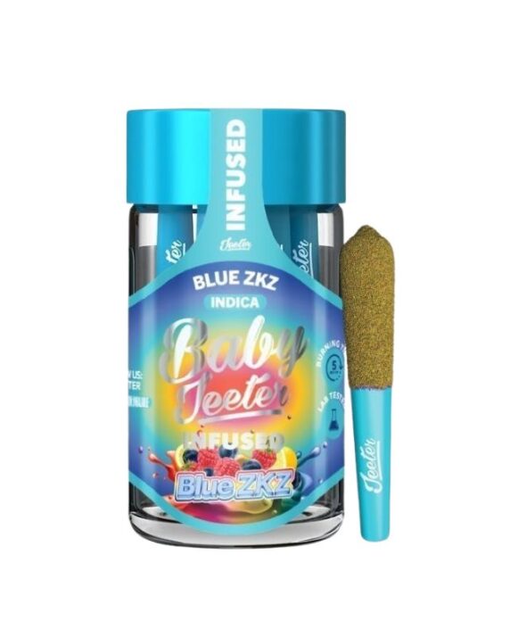 PORROS PRE-ROLADOS - BABY JEETER - "Blue Zkz"  2.5 GR (5 piezas) ÍNDICA