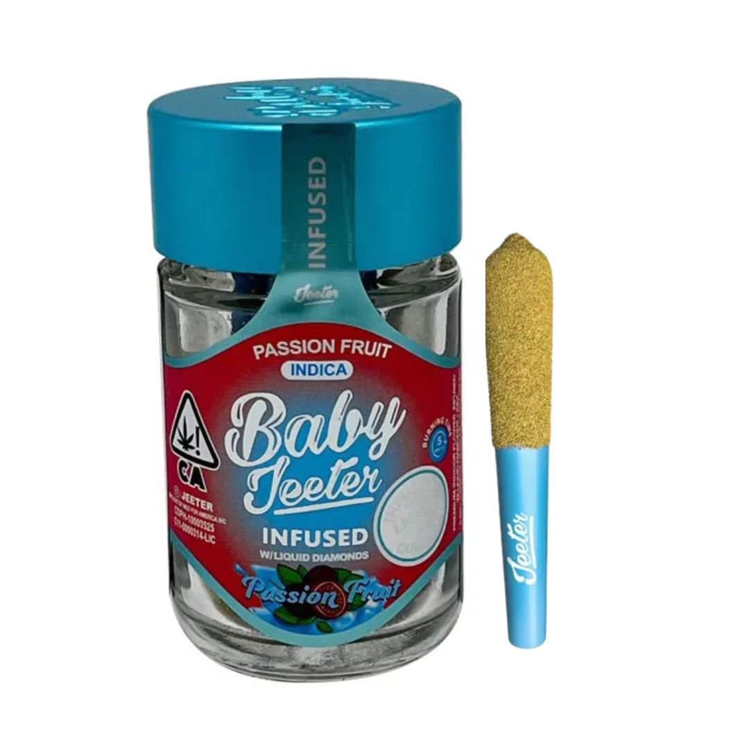 PORROS PRE-ROLADOS - BABY JEETER - "Pasion Frait"  2.5 GR (5 piezas) ÍNDICA