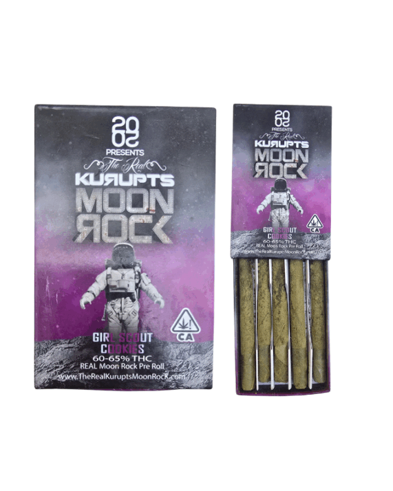 PORROS PRE-ROLADOS - KURPTS MOON ROCK- "Girl Scout Cookies"  (5 piezas)