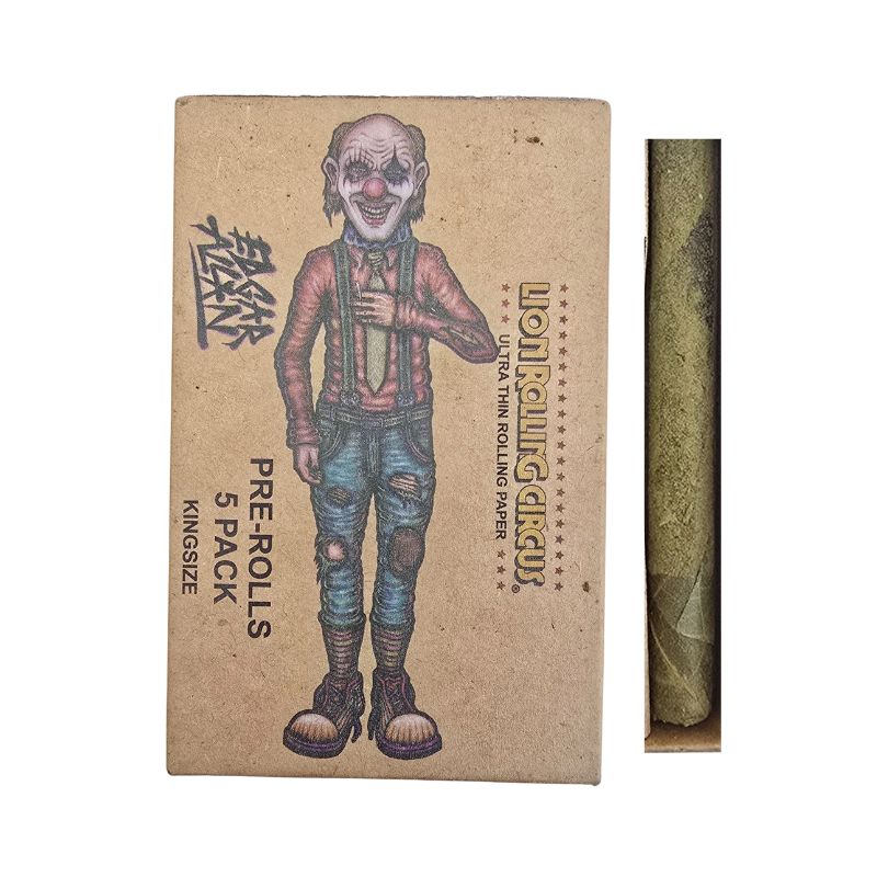 PORROS PRE-ROLADOS - LION ROLLING CIRCUS- "Edgar Allan" (5 piezas) HIBRIDA