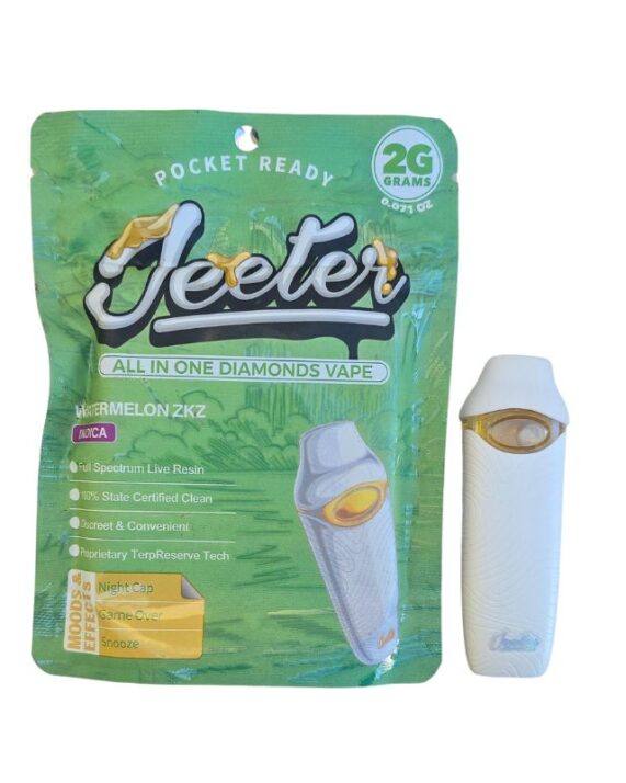 PLUMA DE WAX DESECHABLE - JEETER " Watermelon Zkz" 2ML (INDICA)