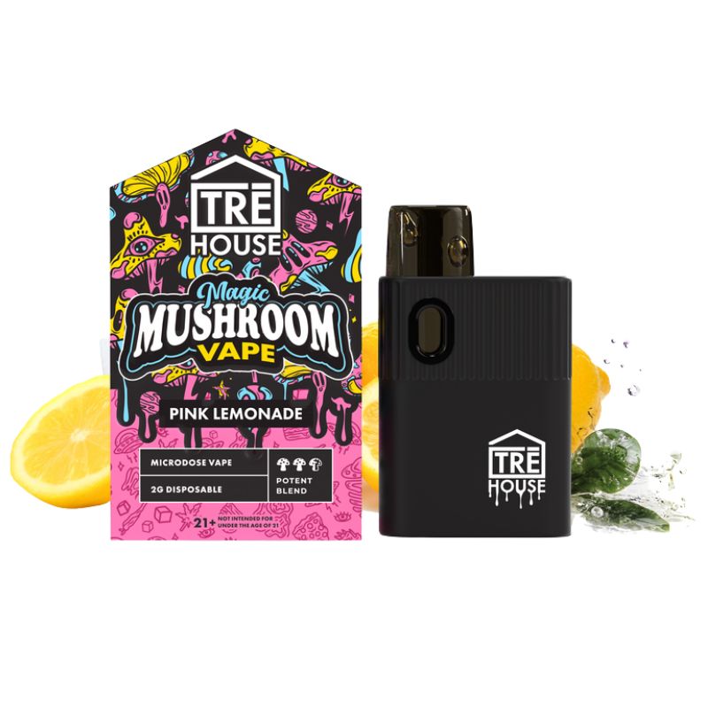 PLUMA DE WAX CON HONGOS - TR E House "Pink Lemonade 2 ML (HÍBRIDA)