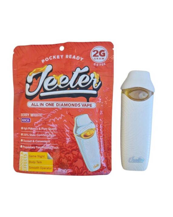PLUMA DE WAX DESECHABLE - JEETER " Berry White" 2ML (INDICA)