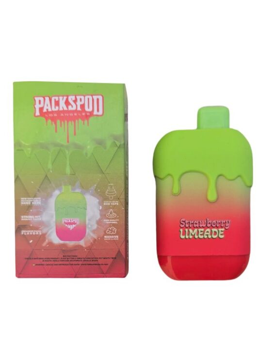 PLUMA DE WAX DESECHABLE - PACKSPOD "Strawberry Limeade" 2 ML (ÍNDICA)