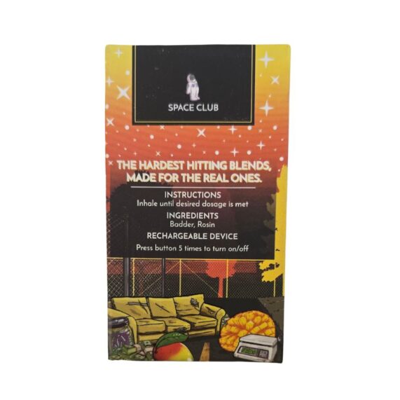 PLUMA WAX SPACE CLUB MANGO REVERSO PLUMA WAX SPACE CLUB MANGO REVERSO