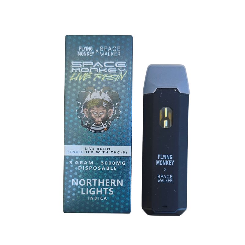 PLUMA DE WAX DESECHABLE-SPACE MONKEY"Nrthern Lights 3ML. (INDICA)