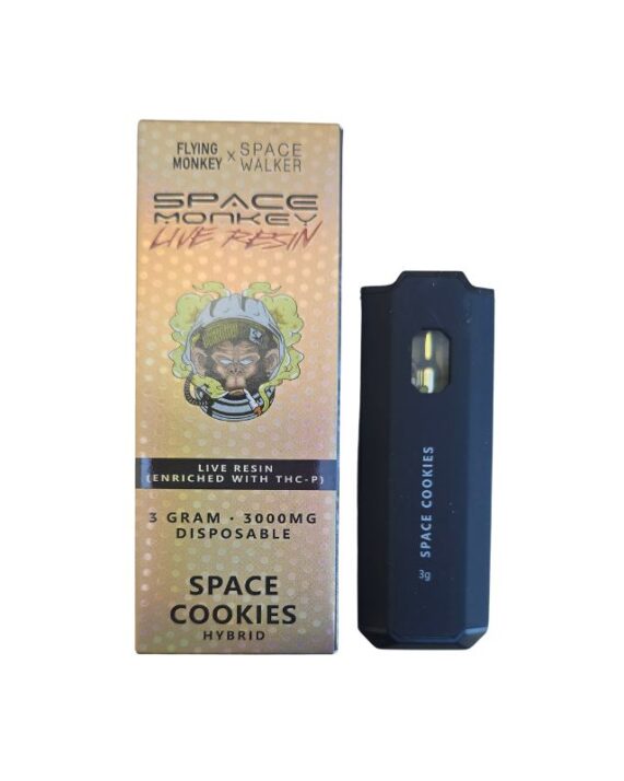 PLUMA DE WAX DESECHABLE - SPACE MONKEY "Space Cookies" 3ML (HIBRIDA)