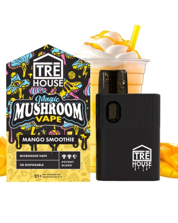 PLUMA DE WAX CON HONGOS - TR E House "Mango Smoothie" 2 ML (HÍBRIDA)