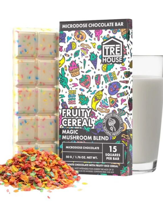 CHOCO HONGO- TRE HOUSE "Fruity cereal" 15 piezas (1000 mg)