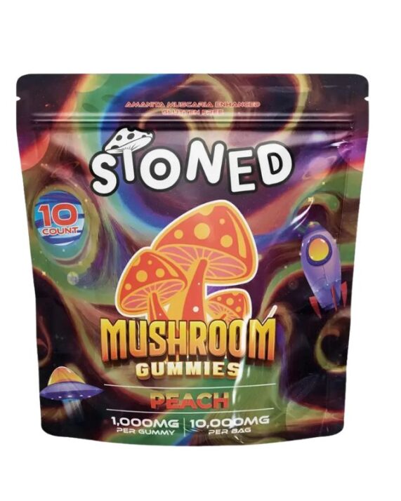 GOMITAS HONGO MÁGICO - STONED "Peach" (10,000 mg)