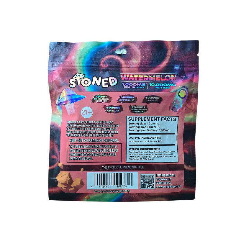 GOMITA STONED MUSHROOM WATERMELON REVERSO GOMITA STONED MUSHROOM WATERMELON REVERSO