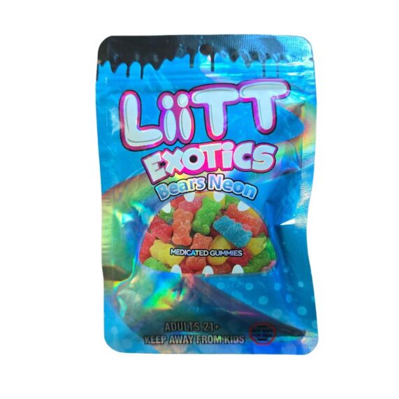 GOMITAS LIITT EXOTICS BEAR NEON REVERSO GOMITAS LIITT EXOTICS BEAR NEON REVERSO