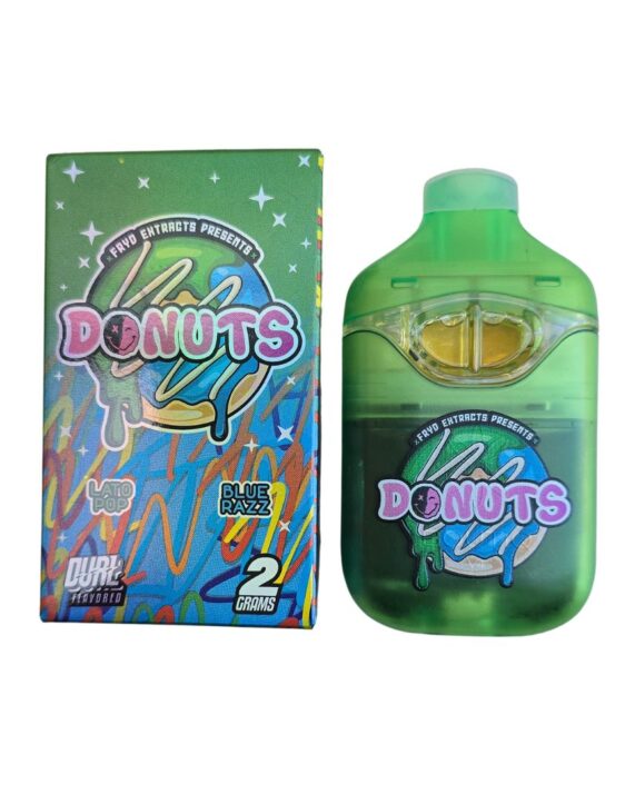 PLUMA DE WAX - DONUTS 2 (SABORES) "Lato Pop - Blue Razz" 2 ML (SATIVA/HIBRIDA)