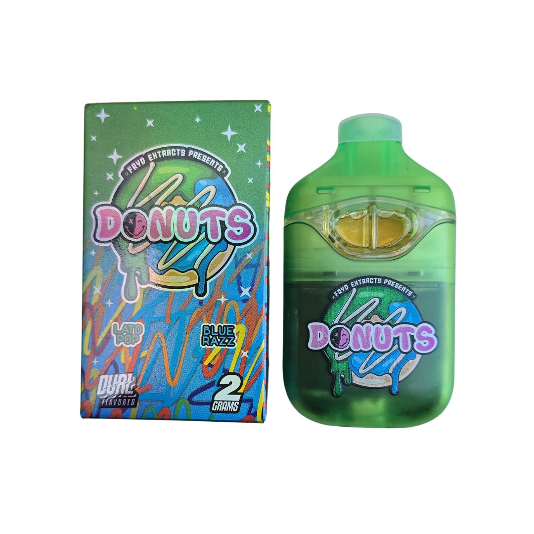 PLUMA DE WAX - DONUTS 2 (SABORES) "Lato Pop - Blue Razz" 2 ML (SATIVA/HIBRIDA)