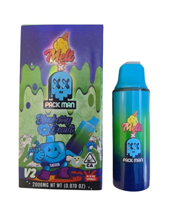 PLUMA DESECHABLE WAX PACK MAN "Blueberry Donut" 2 ML (SATIVA)