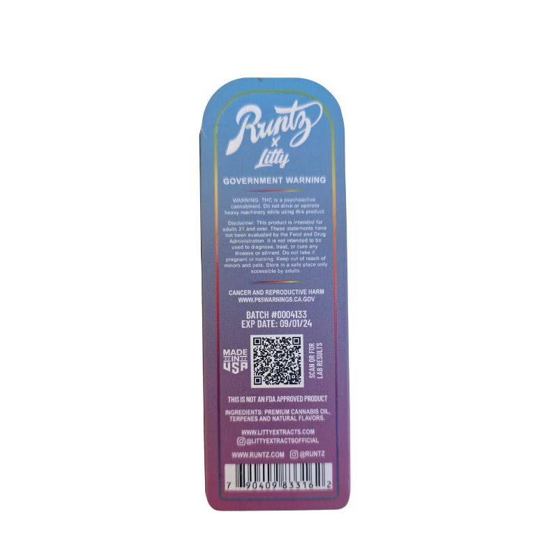 PLUMA WAX RUNTZ RAINBOW COTTON CANDY REVERSO PLUMA WAX RUNTZ RAINBOW COTTON CANDY REVERSO