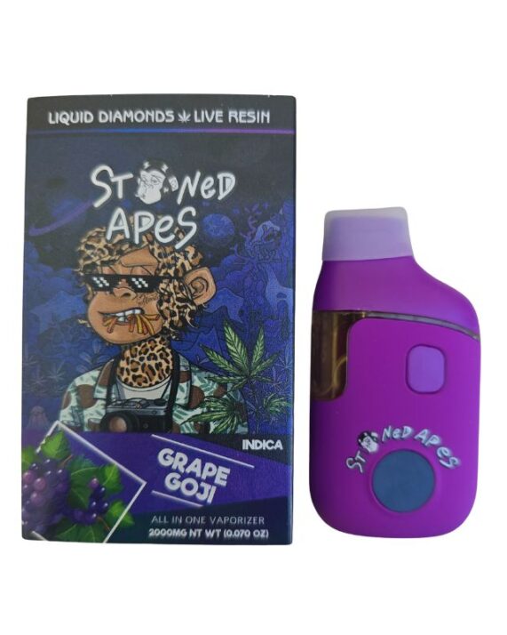 PLUMA WAX – STONED APES " Grape Goji" 2ML (INDICA)