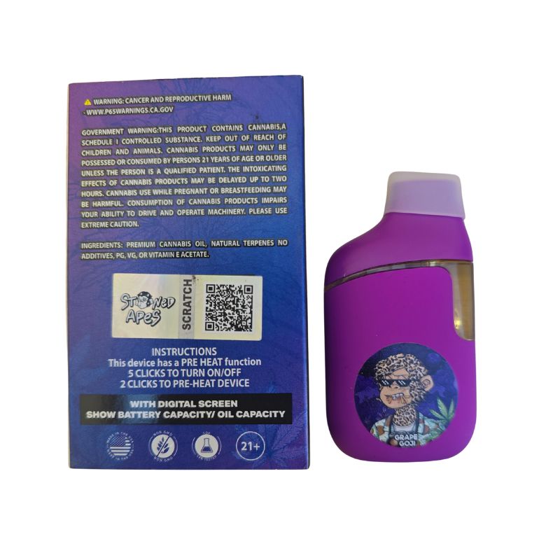 PLUMA WAX STONED APES GRAPE GOJI REVERSO PLUMA WAX STONED APES GRAPE GOJI REVERSO