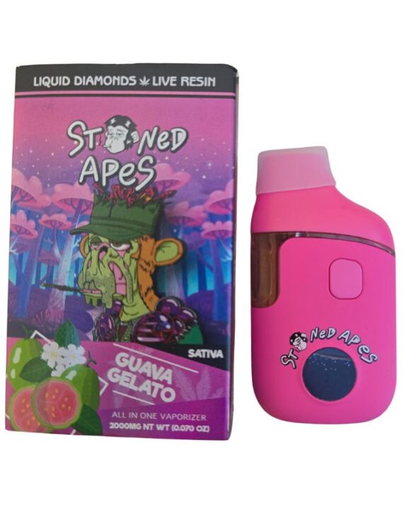 PLUMA DE WAX - STONED APES "Guava Gelato" 2ML (SATIVA)