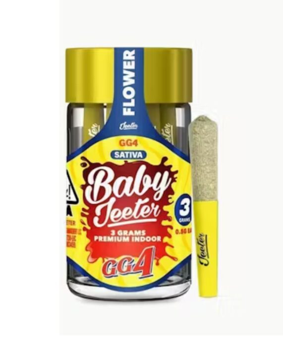 PORROS PRE-ROLADOS - BABY JEETER - "GG4" 2.5 GR (5 piezas) SATIVA