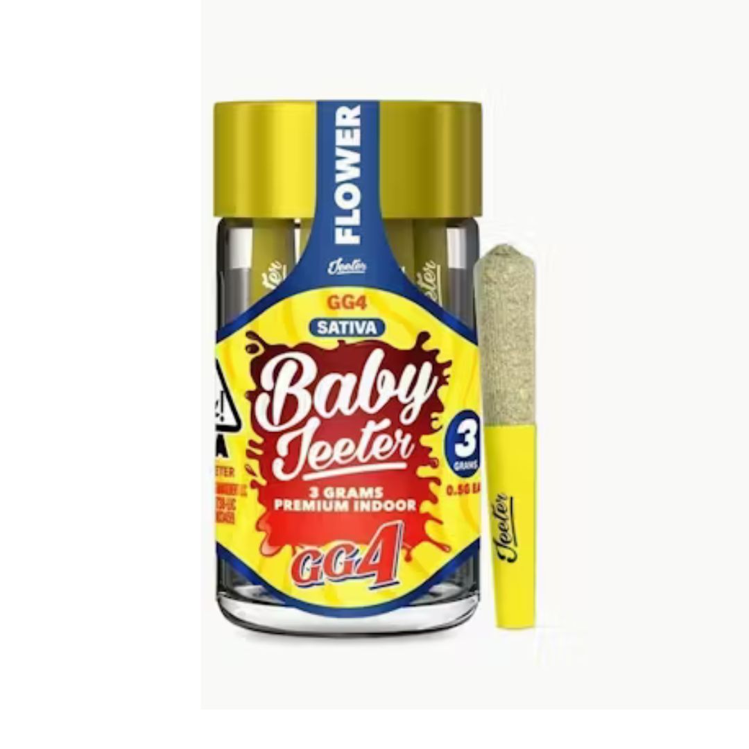 PORROS PRE-ROLADOS - BABY JEETER - "GG4" 2.5 GR (5 piezas) SATIVA