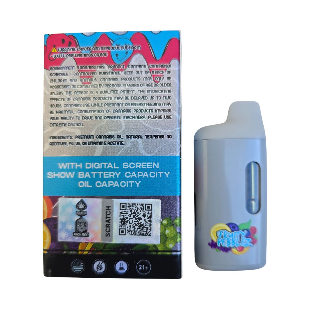 PLUMA WAX ACE ULTRA -PACK MAN FRUITY PEBBLEZ REVERSO