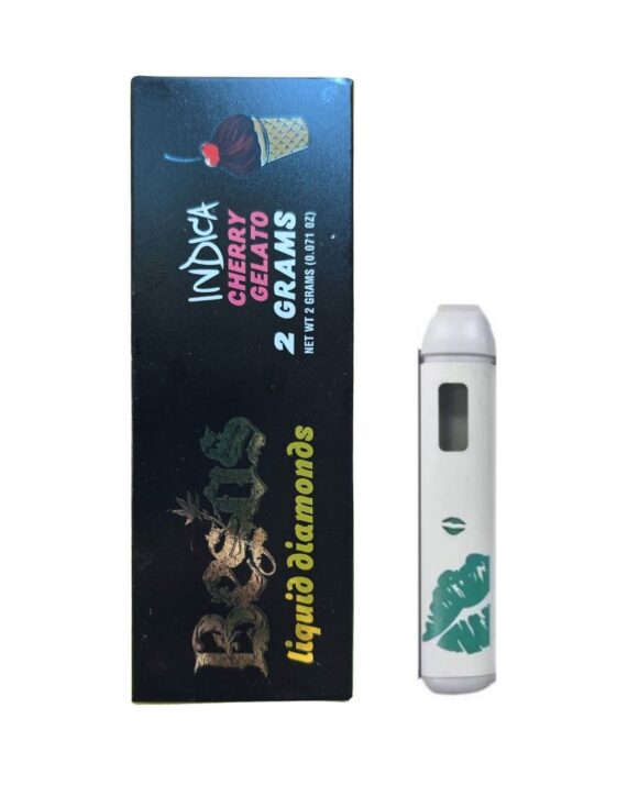 PLUMA DE WAX DESECHABLE - BESOS "Cherry Gelato" 2ML (INDICA)