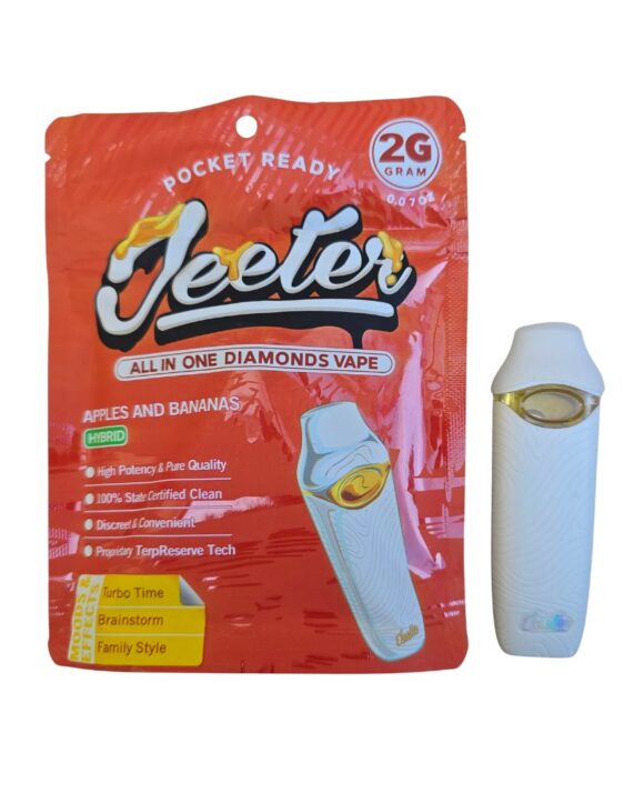 PLUMA DE WAX DESECHABLE - JEETER " Apples and Bananas" 2ML (HIBRIDA)