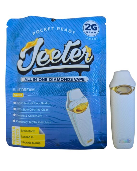 PLUMA DE WAX DESECHABLE - JEETER JUICE "Blue Dream" 2ML (SATIVA)