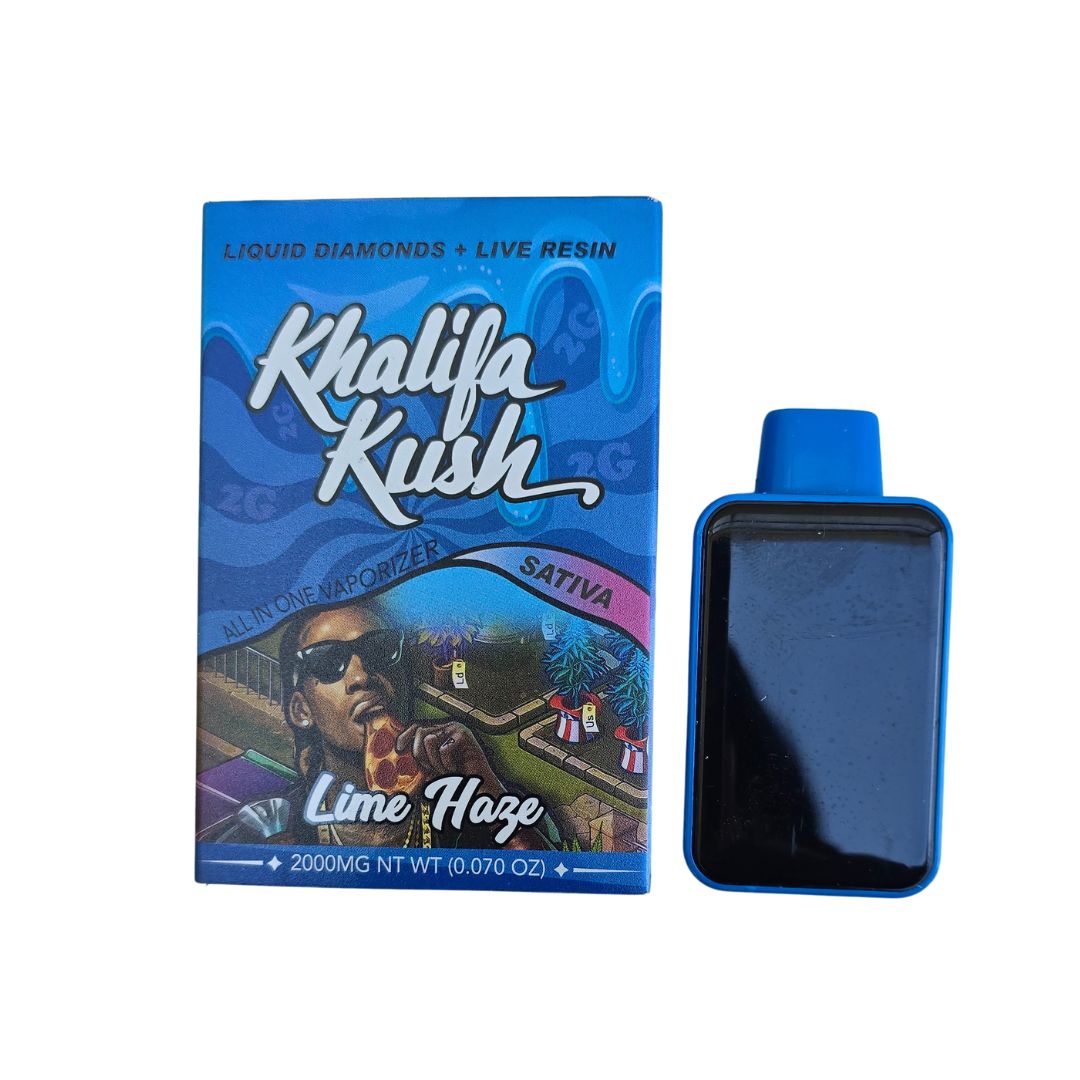 PLUMA DESECHABLE WAX KHALIFA KUSH"Lime Haze" 2 ML (SATIVA)