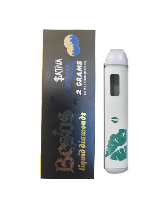 PLUMA DE WAX DESECHABLE - BESOS "Blueberry Slime" 2ML (SATIVA)