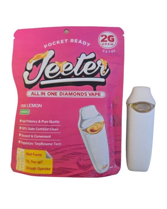 PLUMA DE WAX DESECHABLE - JEETER JUICE "Pink Lemon" 2ML (HIBRIDA)