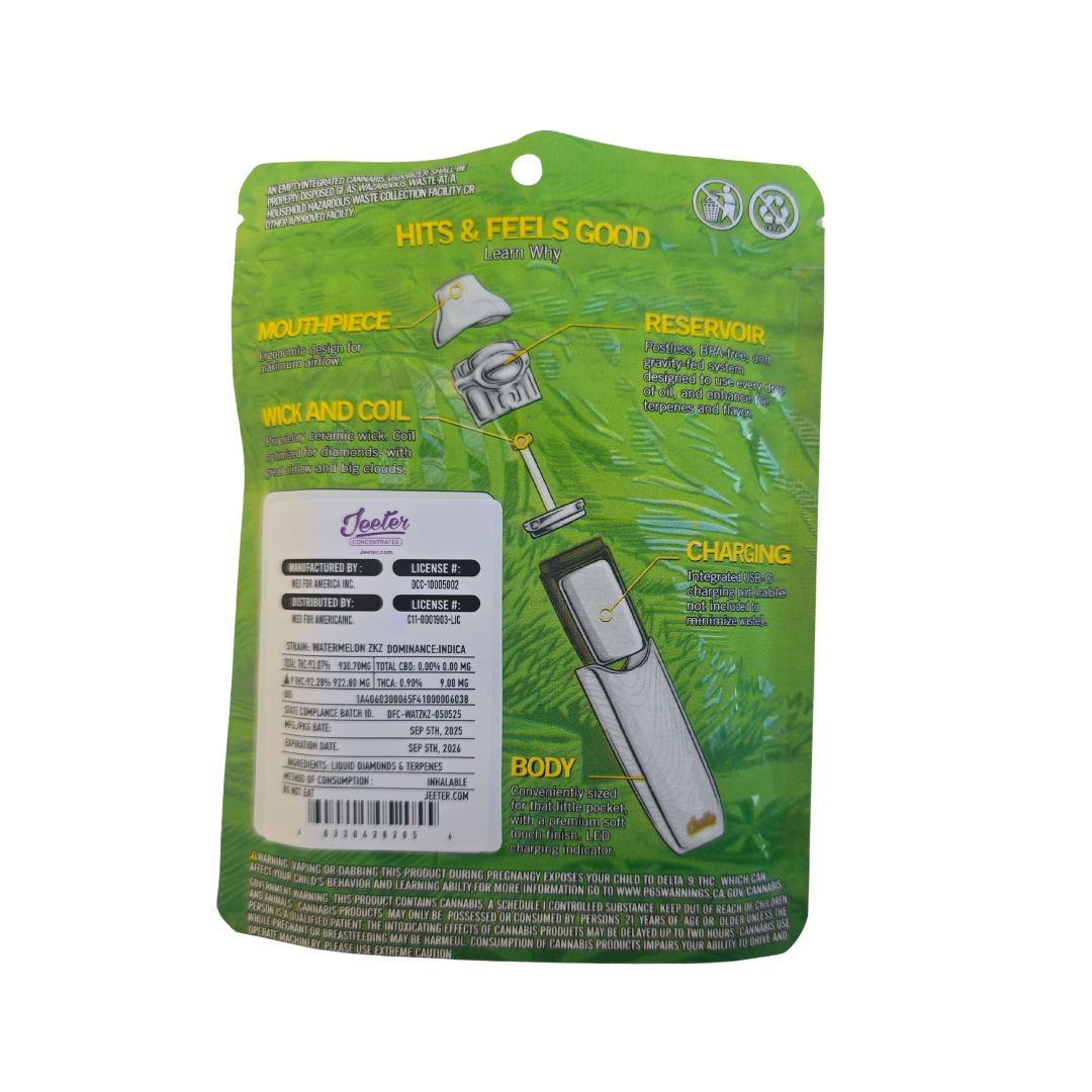 PLUMA WAX JEETER WATERMELON ZKZ REVERSO