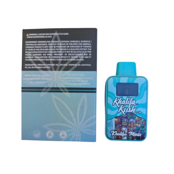 PLUMA WAX KHALIFA KUSH KHALIFA MINTS REV ERSO