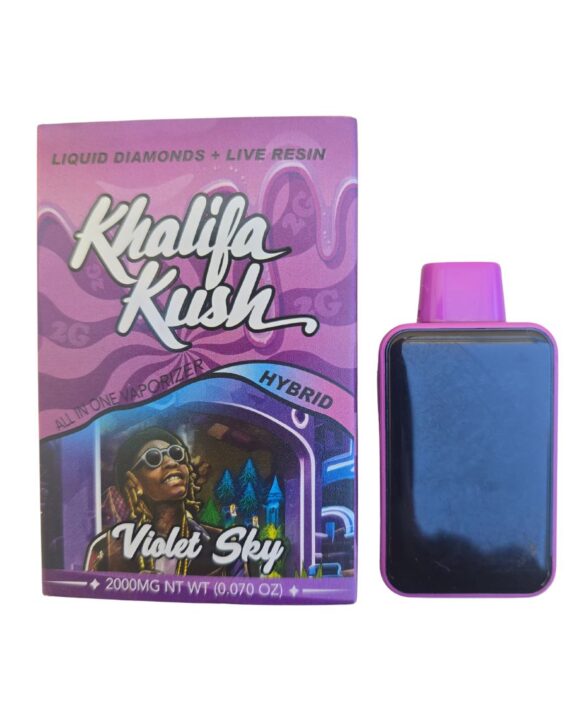 PLUMA DESECHABLE WAX KHALIFA KUSH "Violet Sky" 2 ML (HIBRIDA)