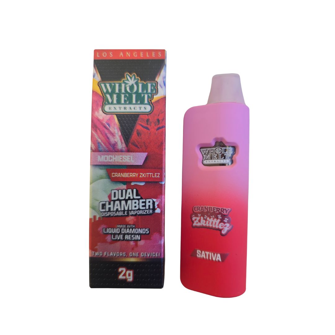 PLUMA DE WAX - WHOLE MELT "Mochiesel - Cranberry Zkittlez" 2ML (INDICA-SATIVA)